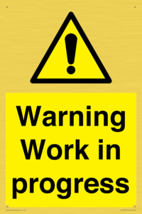 Warning Work in progress